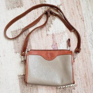 Vintage Coldwater Canyon Genuine Leather Crossbody Bag Purse Adjustable Strap